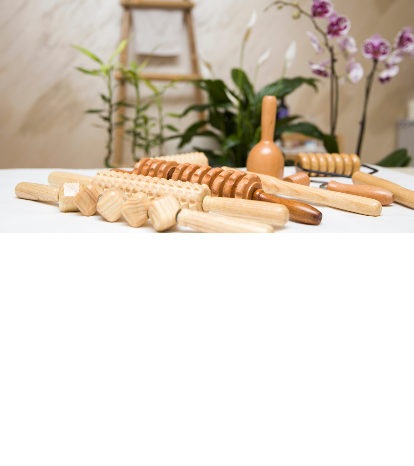 Maderotherapie mit Holzinstrumenten